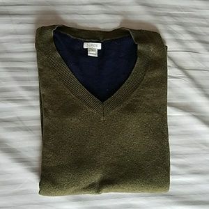J crew  color block sweater